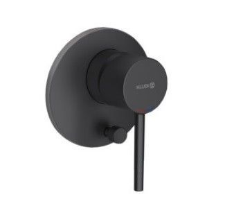 Смеситель для ванны и душа KLUDI BOZZ BLACK 387163976, встраиваемый 38624N