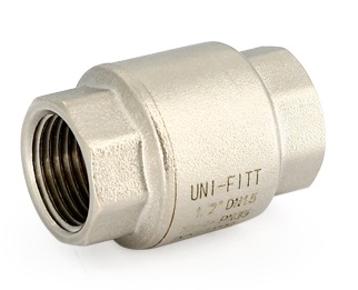 Клапан обратный 1/2 UNI-FITT 222N2001 (латун. седло)