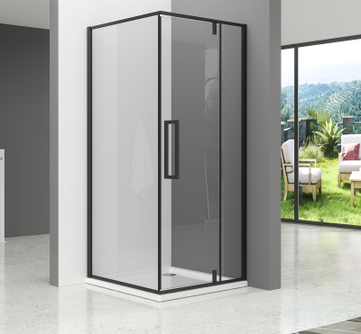 Душевое ограждение ZILI DO C3031(01)/90 ЛОВИ 900*900*1900мм 6мм распашное б/поддон универсальное