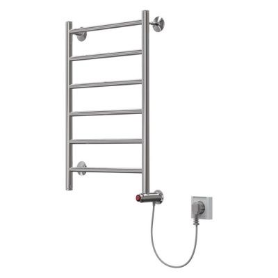 Полотенцесушитель электрический Лесенка 40*60 кнопка справа (19372), сатин (матовый)