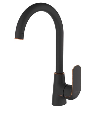 Смеситель д/кухни D&K Venice.Gondola DA1022418 высокий, черный