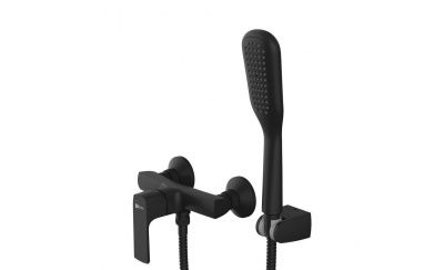 Смеситель д/душа Lemark LM7203BL Урсус черный