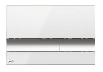 Клавиша смывная Alcaplast M1720-1 (белый/хром глянец)***