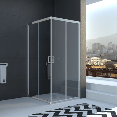 Душевой угол Veconi Rovigo RV-11 1000x1000x1950 хром стекло прозрачное RV11-100-01-C6