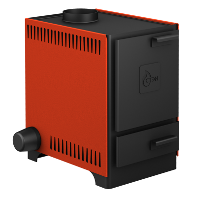 Котел твердотопливный "СТЭН mini 7 терракот"