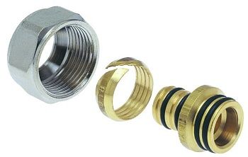 Фитинг д/подкл метапол трубы теплого пола к коллектору (Евроконус) 16*2.0 3/4