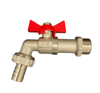 Кран шаровый водоразборный 1.2 Lavita бабочка