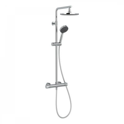 Душевой гарнитур  с термостатическим смесителем Jacob Delafon BRIVE 2 E24322-CP, хром
