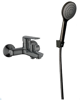 Смеситель для ванны Esko "Lagos Gun Metal" кор/изл, c акс., арт. LG54GM