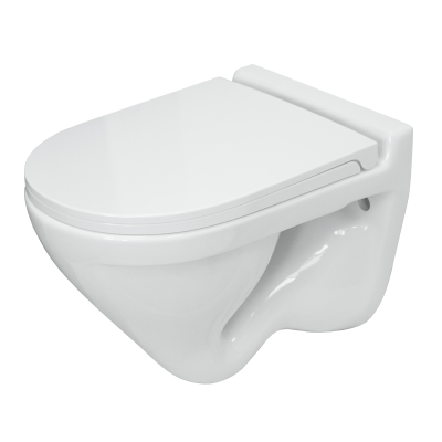 Унитаз подвесной Sanita Attica Luxe SL DM сиденье микролифт дюропласт