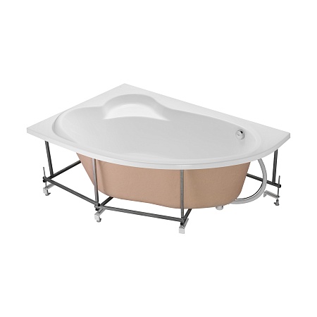 Ванна акриловая ROCA LUNA (170*115) 248640000 (L белый перелив стандарт.)