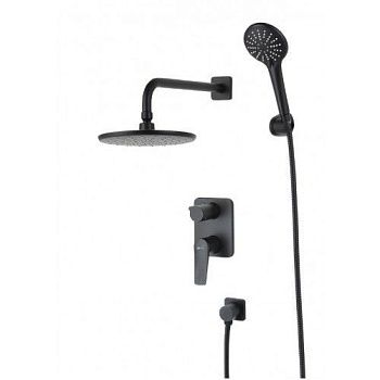 Смеситель для душа Lemark Bronx LM3729BL встраиваемый, черный