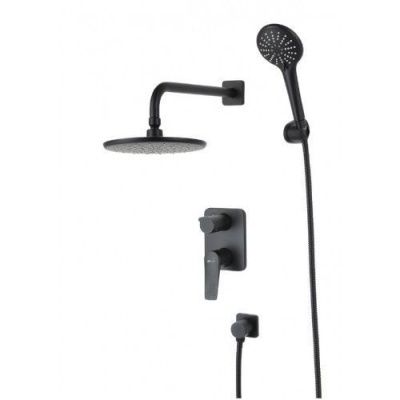 Смеситель для душа Lemark Bronx LM3729BL встраиваемый, черный