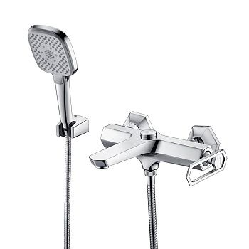 Смеситель д/ванны Lemark Prizma LM3914C с монолитным изливом, хром***