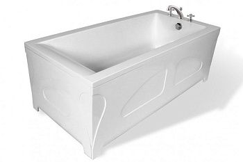 Ванна из литьевого мрамора Эстет Дельта (1700*750*460), ножки