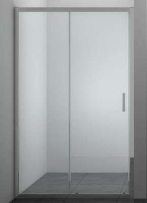 Душевая дверь в нишу GF-146 1400*2000 Прозрачное стекло 6мм,