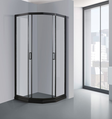 Душевое ограждение ZILI DO C3011 БАСТ 900*900*1900мм 4мм раздвижное б/поддон + ПРОФИЛЬ