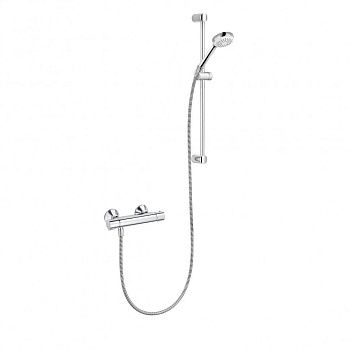 Душевой гарнитур с термостатич. смесителем KLUDI LOGO SHOWER DUAL SYSTEM 6857505-00, хром