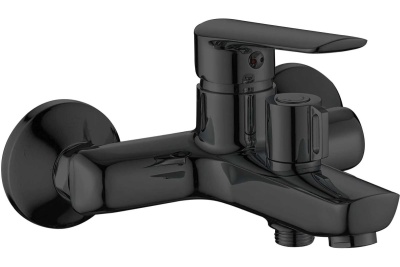 Смеситель для ванны Esko "Lagos Black" кор. изл, c акс., арт. LG54B