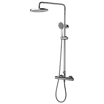 Душевой гарнитур с термостатическим смесителем Lemark Yeti LM7860C, хром