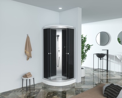 Душевая кабина ZILI DO S6023/90 АМЕЛИА Н/П 900*900*2150 мм