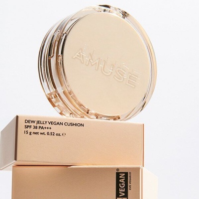 Кушон с SPF защитой, AMUSE, 03 (Honey), Ю.Корея