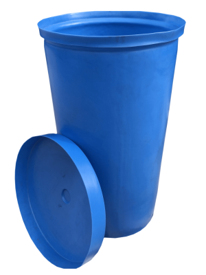 Бак пластиковый Б250 (d65hх108) с накидной крышкой, 250 л.