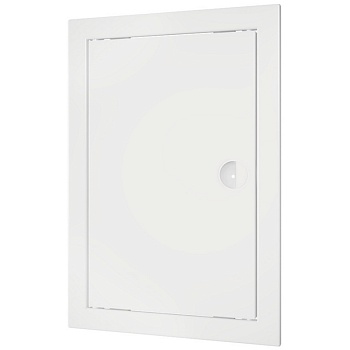 Люк дверца ЛТ2040М ревизионная 260х460 с фланцем 200х400 с ручкой стальная ЭРА