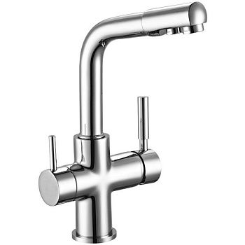 Смеситель для кухни с подключением к фильтру с питьевой водой Rossinka Z35-31