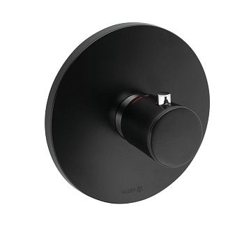 Встраиваемый смеситель с термостатом KLUDI BALANCE 527298775, чёрный матовый/хром