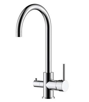 Смеситель для кухни Rossinka Z35-28 подключ к фильтру, хром