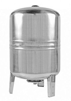 Гидроаккумулятор Unipump 100л, (вер.), нерж. сталь, мембрана EPDM