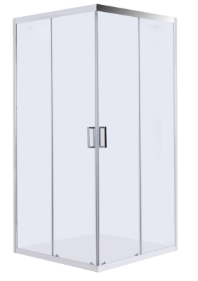 Душевое ограждение GF-139S 1000*1000 Прозрачное стекло 6мм серебристый профиль,