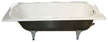 Ванна стальная Golden Frog 1200*700*360, с ножками, белая, эмалированная