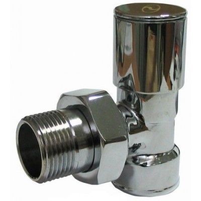 Вентиль радиаторный угловой 3/4, хром