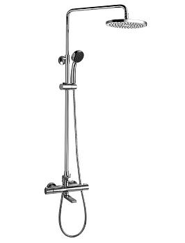 Душевой гарнитур с термостатическим смесителем Lemark Yeti LM7862C, хром**