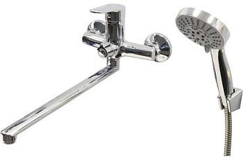 Смеситель для ванны Esko "Mumbai", излив 350 мм, c акс., арт. MI31