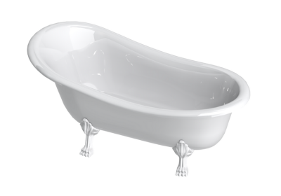 Ванна из литьевого мрамора Astra-Form Роксбург (1700х750) с ножками из литьевого мрамора, белые