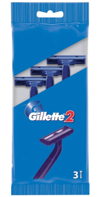 Станок для бритья одноразовый Gillette 2 (3 шт)