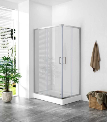 Душевой угол ZILI DO E1046С/12080 ЭГИР 1200*800*1950 мм 4мм раздвижной универсальный 1/2