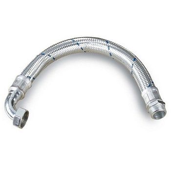 Соединительный шланг ДУ-25 80см угловой