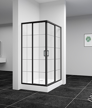 Душевой угол B1200 Низкий поддон, прозрачные стекла 5мм, 800х1200х2000,