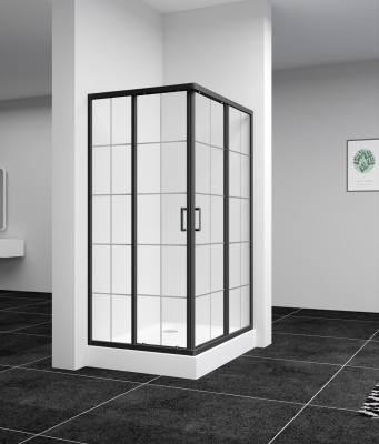 Душевой угол B1200 Низкий поддон, прозрачные стекла 5мм, 800*1200*2000,