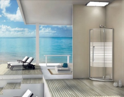 Душевое ограждение COROZO PED99  900*900*1950мм 8мм распашное б/поддон