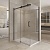 Душевое ограждение ZILI DO LM08231-L BLACK ОЛИМП 1200*800*2000мм10мм разд(doorglass+sideglass1/2)б/п