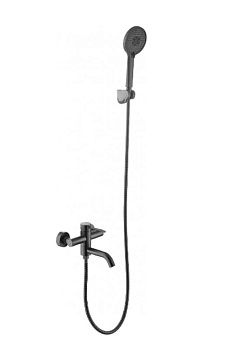 Смеситель для ванны, кор/изл,с акс  VODA Vessel, VSL54GM, темно-серый