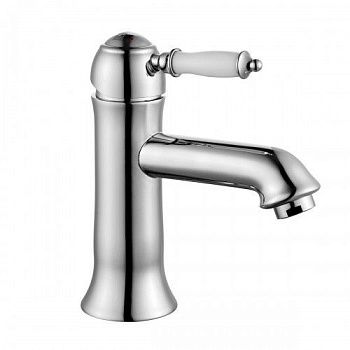 Смеситель для умывальника Lemark Villa LM4806С монолитный, с донным клапаном, хром