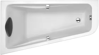 Ванна акриловая Jacob Delafon ODEON UP асимметричная L 160х90 