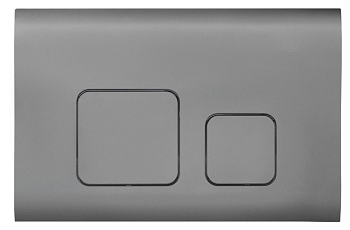 Клавиша смыва для инсталляции ZILI DO 097F пластик ОРУЖЕЙНАЯ СТАЛЬ (NEW)