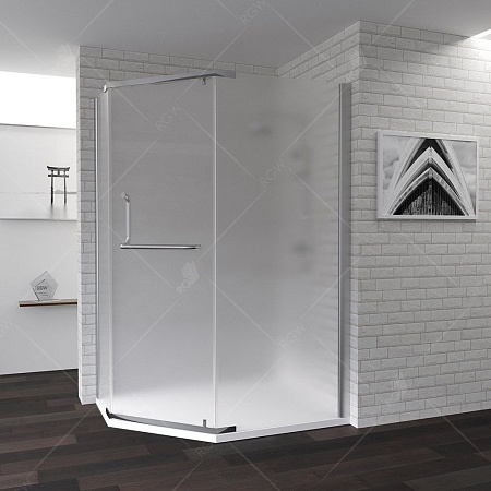 Душевое ограждение RGW PA-91, 900*1200*1950, Трапеция/Хром/Матовое/6 мм (Easy) (01089192-21)